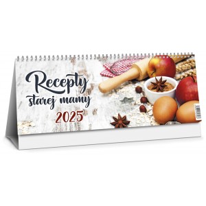 RECEPTY STAREJ MAMY 2025 (Formát: 30 x 12 cm)