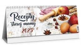 RECEPTY STAREJ MAMY 2025 (Formát: 30 x 12 cm)