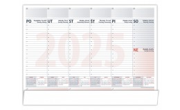 STOLOVÁ PRACOVNÁ PODLOŽKA S KALENDÁRIOM 2025 (Formát: 52 x 39 cm)