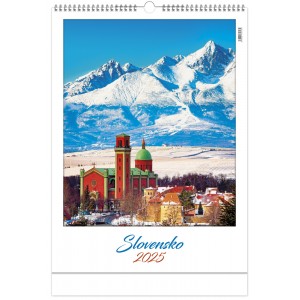 SLOVENSKO 2025 (Formát: 34 x 46 cm)