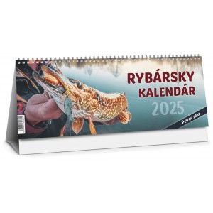 RYBÁRSKY KALENDÁR 2025 (Formát: 30 x 12 cm)